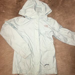 North Face Rain Jacket - Light Blue